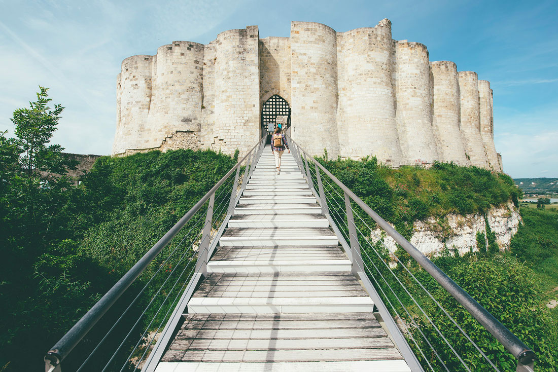 Montée au Château Gaillard, Les Andelys © Max Coquart, Best Jobers