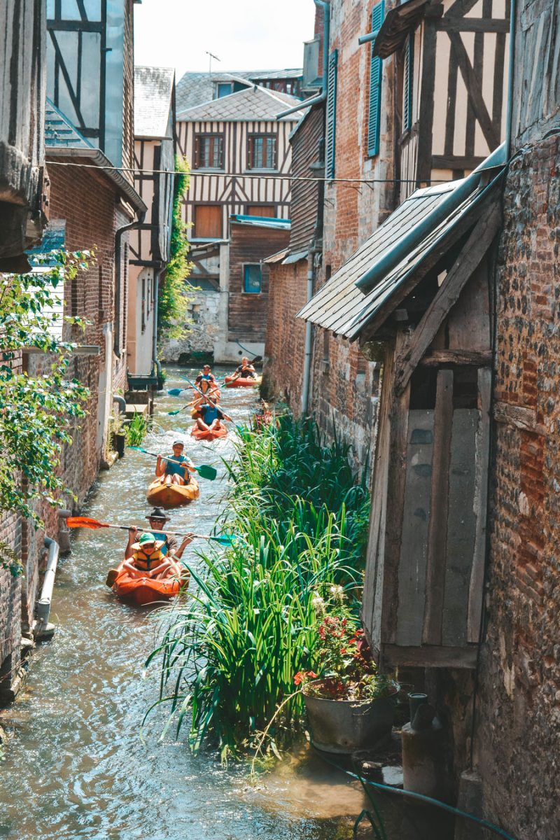 Découverte de Pont Audemer en kayak © Patrimoine CCPAVR