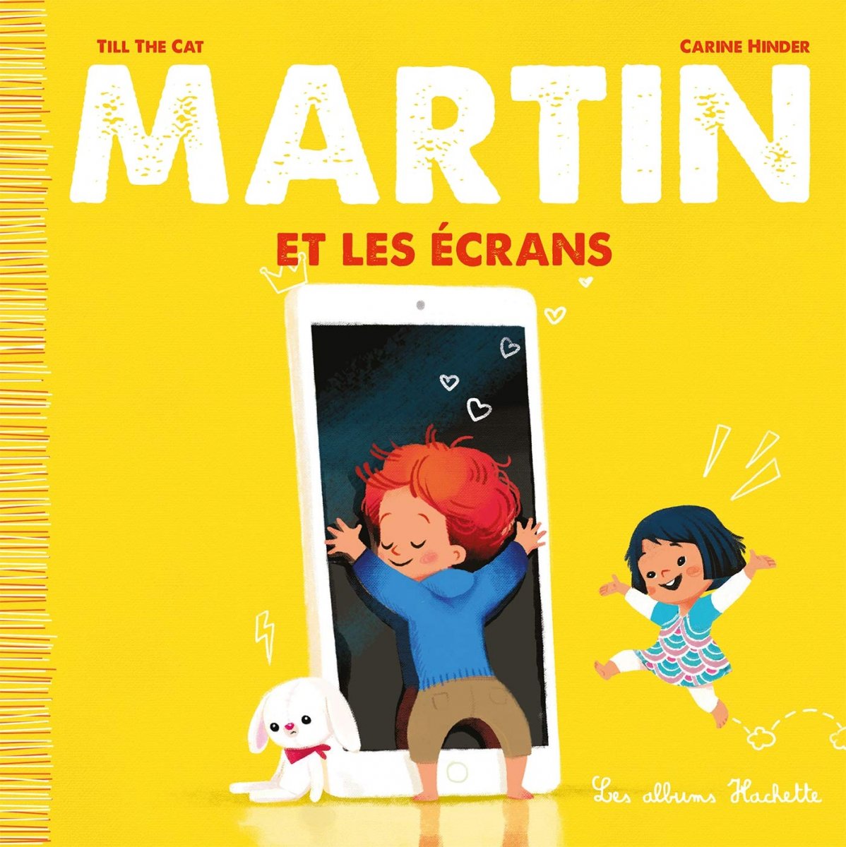 couverture livre pour enfants Hachette Martin et les écrans