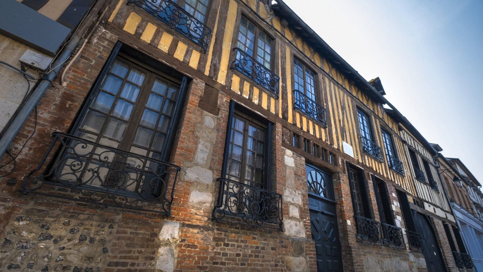 Maison en colombages - ADT de l'Eure JF lange