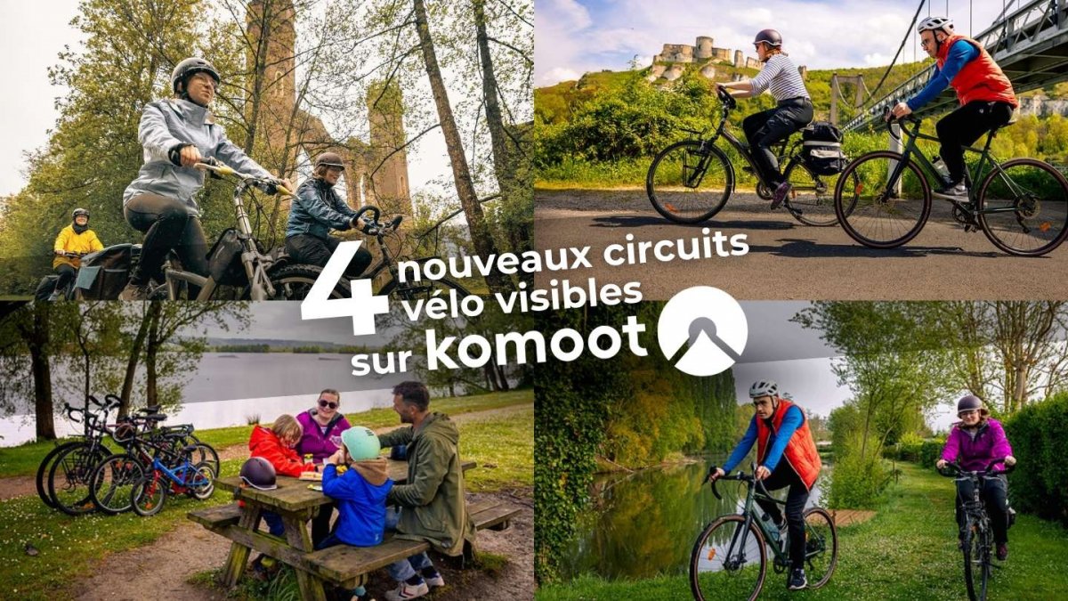 PrĂ©sentation des 4 nouveaux circuits vĂ©lo Ă dĂ©couvrir dans lâEure pour les amateurs de cyclotourisme