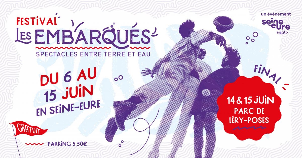 Visuel du Festival Les Embarqués