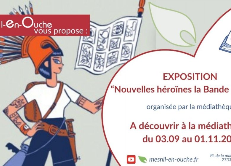 Exposition Nouvelles héroïnes la Bande Dessinée