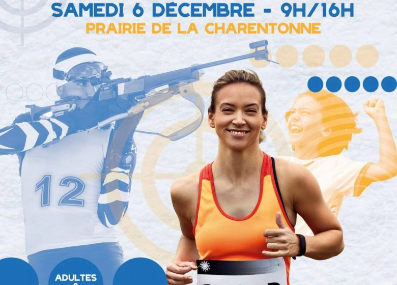 Découverte du biathlon et défis sportifs (Téléthon)