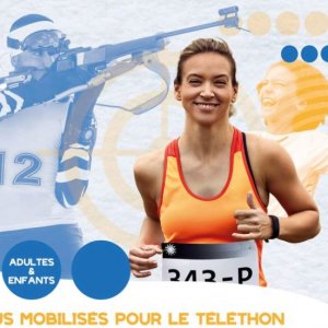 Découverte du biathlon et défis sportifs (Téléthon)