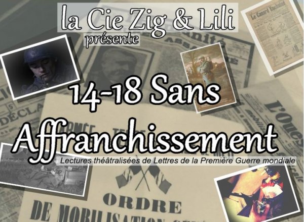 Théâtre « 14-18 sans affranchissement »