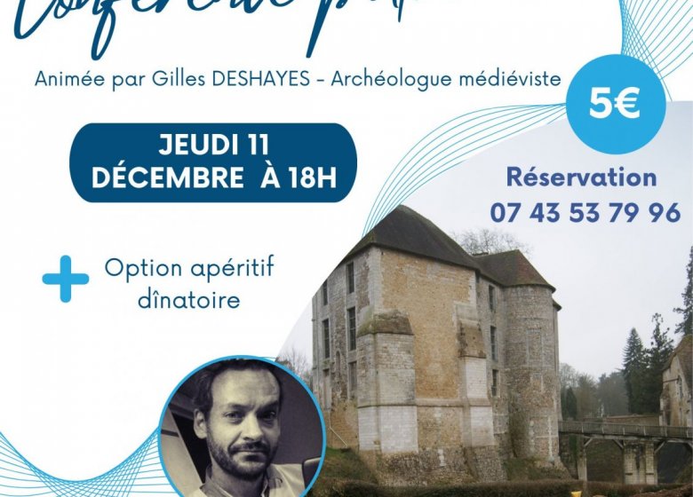 Conférence : Histoire des fouilles du Château d’Harcourt