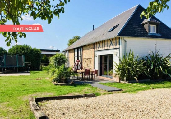 BERVILLE LA CAMPAGNE Gîte La Grange des Cormiers Piscine
