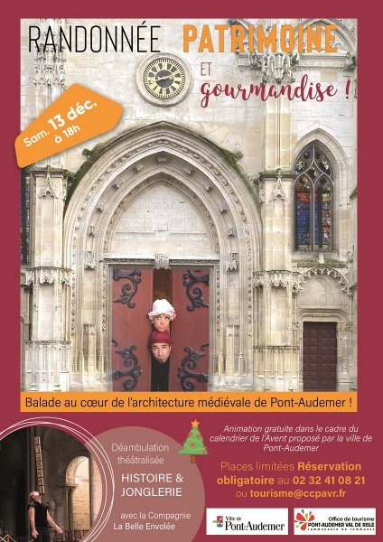 Randonnée patrimoine et Gourmandises ! à Pont-Audemer