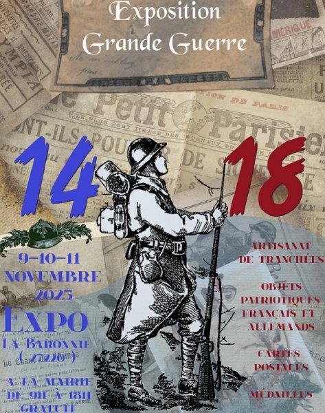 Expo à La Baronnie : La grande guerre