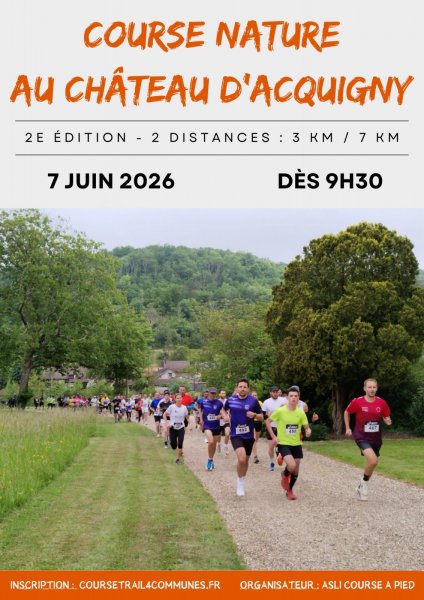 Course nature au Château d&rsquo;Acquigny