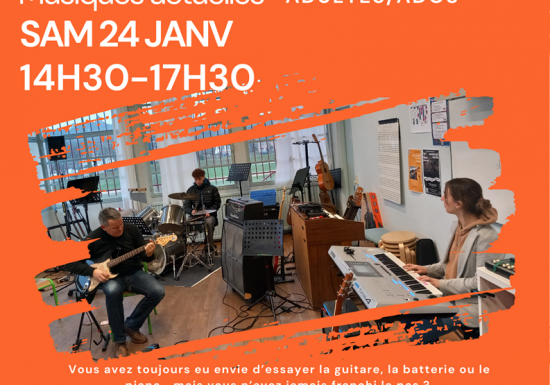 Atelier « Découverte musiques actuelles » – MJC d’Évreux