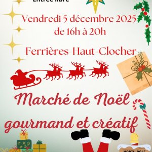 Marché de Noël à Ferrières-Haut-Clocher, 05.12.2025