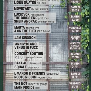 Spore Concerts à la brasserie Spore