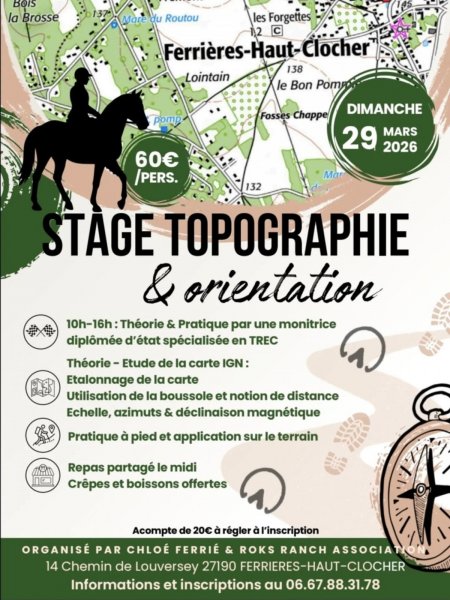 Stage de topographie et d&rsquo;orientation, 29.03.2026