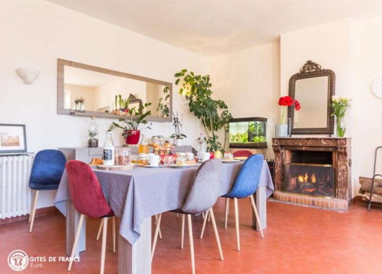 ST GERMAIN SUR AVRE Chambre d’hôtes L’havre de Saint Germain – La Chambre familiale