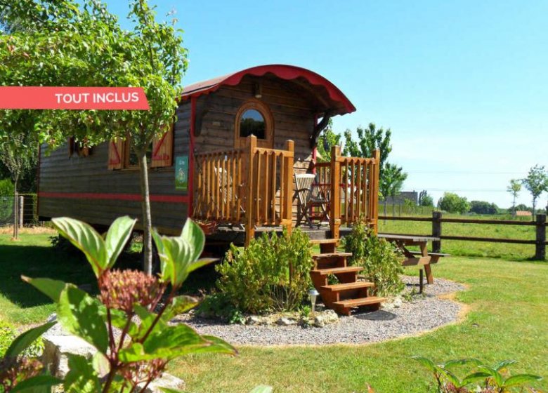 Gîte LA ROULOTTE DU VERGER