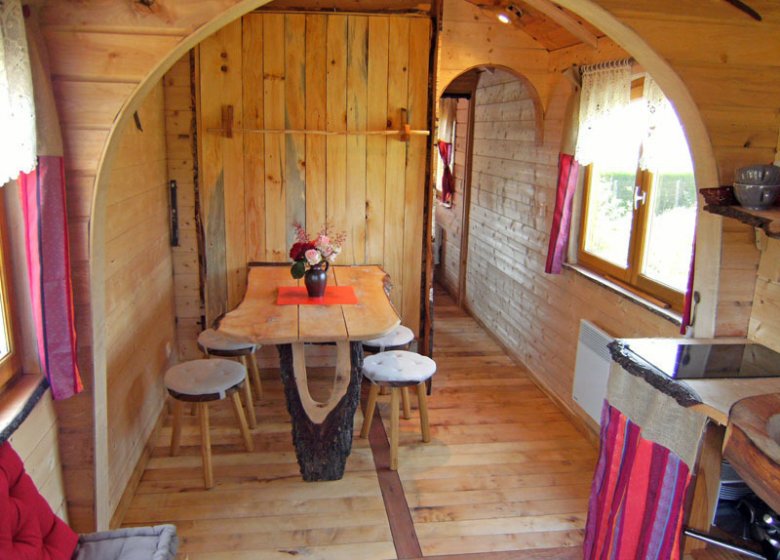 Gîte LA ROULOTTE DU VERGER