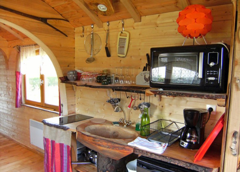 Gîte LA ROULOTTE DU VERGER