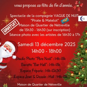 Spectacle de Noël : Pirate et matelot à Nétreville