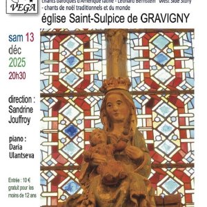 Concert de Noël du Chœur Véga à Gravigny