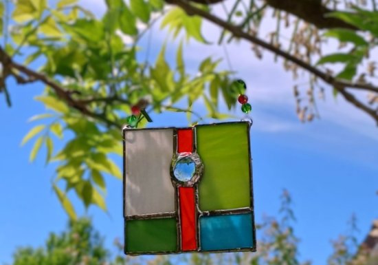 Cours libre mosaïque ou cours libre de verre de vitrail