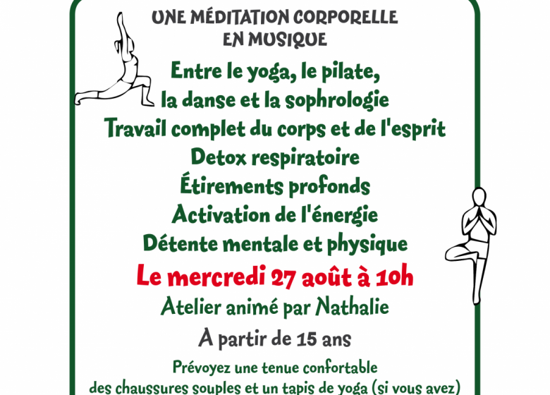 Atelier NIRVANA: « Détente corporelle et de l’esprit en musique »
