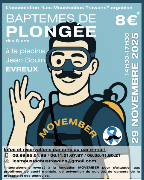 Movember avec Les Moustachus Trawans