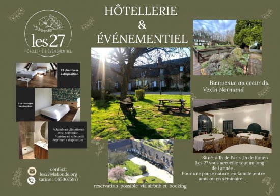Les 27 Hôtellerie & Evénementiel – Salle de Séminaire