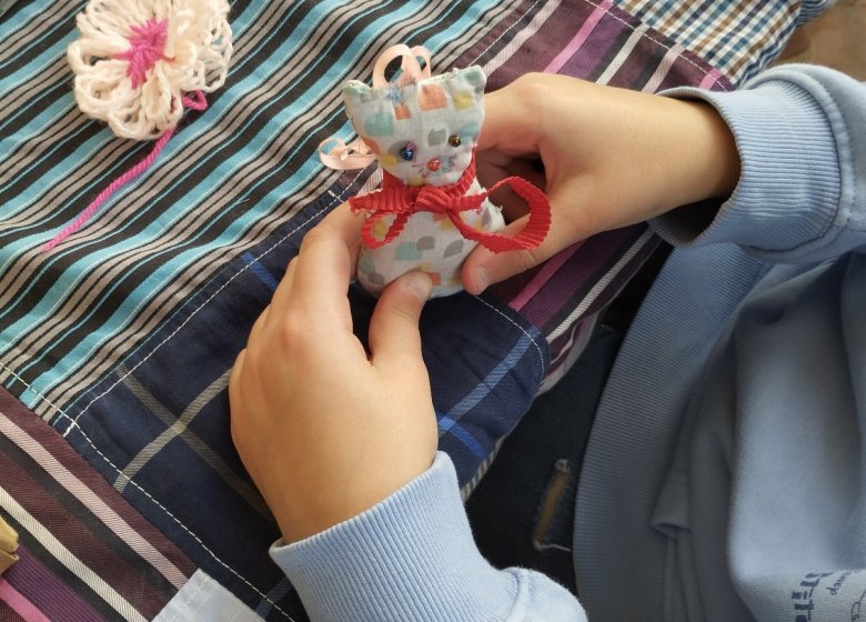 Chiffonnade textile: Atelier textile – Les petits messagers du printemps