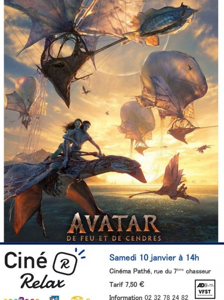 Ciné relax : Avatar 3 de feu et de cendres