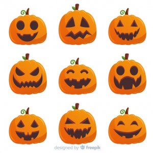 © Freepik Décoration de citrouilles