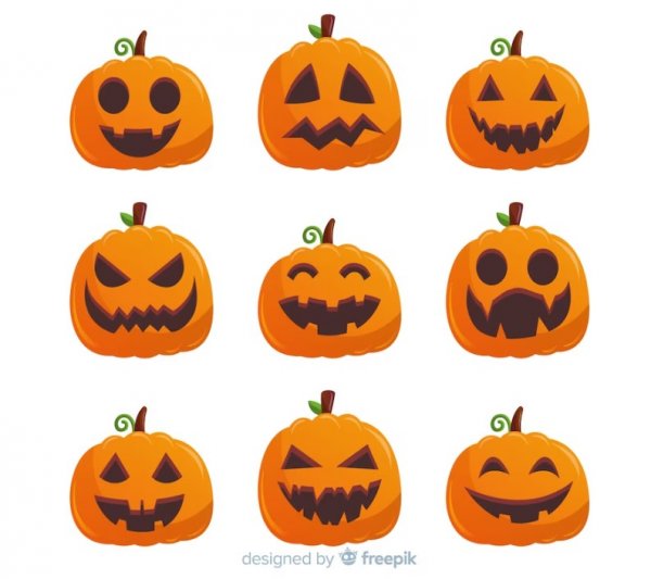 Décoration de citrouilles