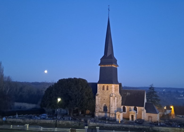 Le clocher s’illumine