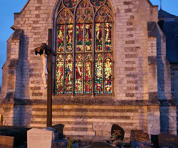 Vitraux de la Collégiale Saint-Louis