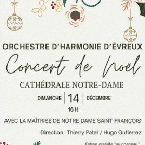 Concert de Noël de l’Orchestre d’Harmonie d’Evreux