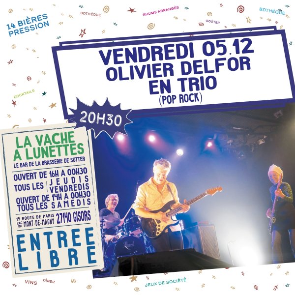 Concert « Olivier Delfor Trio »