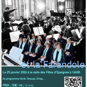 Concert de l&rsquo;orchestre Opus 76 et de la chorale la Farandole
