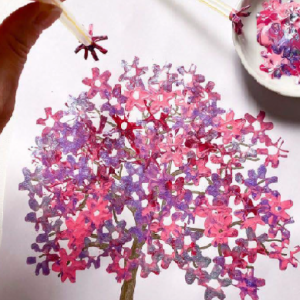 Atelier pour enfant : Empreintes de peintures