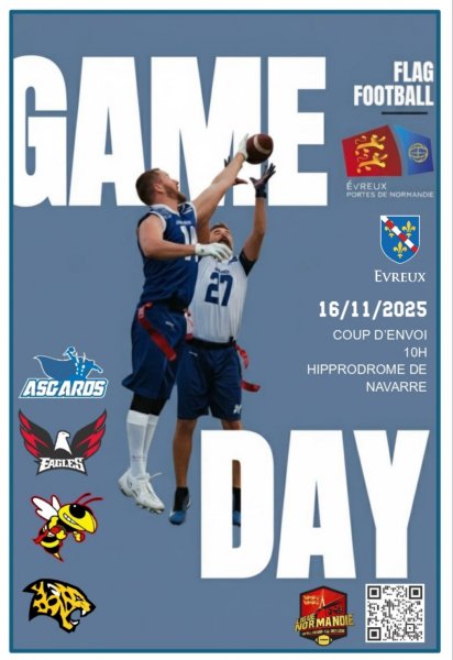 Championnat mixte de flag – 3ème journée à Evreux