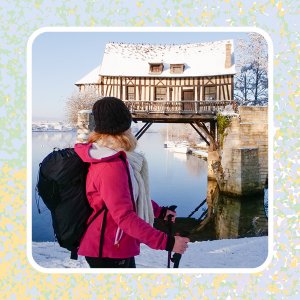 Impression soleil d&rsquo;hiver, de Giverny à Vernon