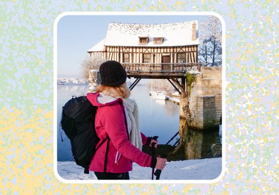 Impression soleil d&rsquo;hiver, de Giverny à Vernon