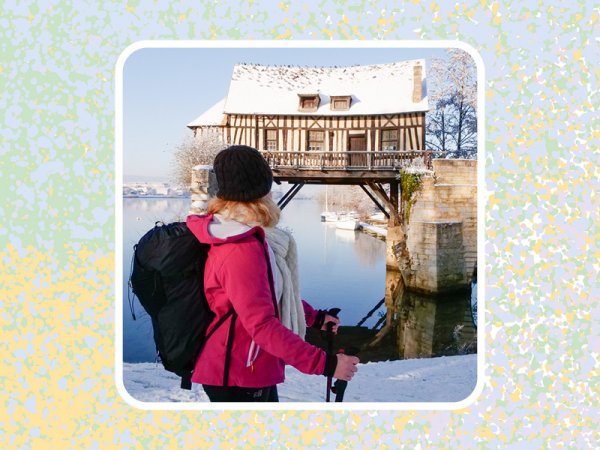 Impression soleil d&rsquo;hiver, de Giverny à Vernon