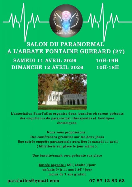 Salon du paranormal à l&rsquo;Abbaye Fontaine Guérard
