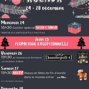 La fin d’année à l’Ecume des jeux