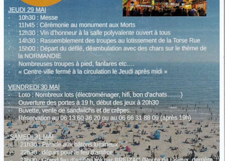 Fêtes de l’ascension : défilé de chars sur le thème de la Normandie