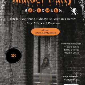 Arômes et passions Murder Party Halloween à l’abbaye de Fontaine-Guérard