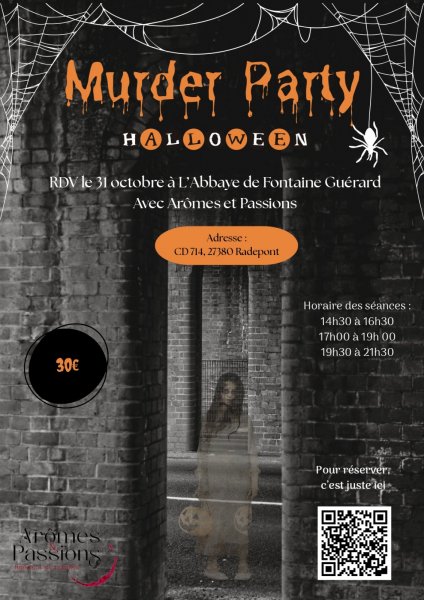 Murder Party Halloween à l’abbaye de Fontaine-Guérard
