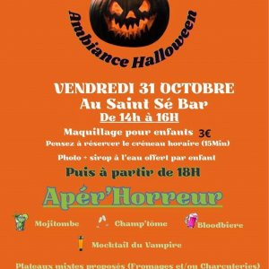 ©st seb bar  Halloween Au Saint Sé Bar