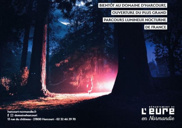 Arboretum d’Harcourt – Parcours Arbora Lumina